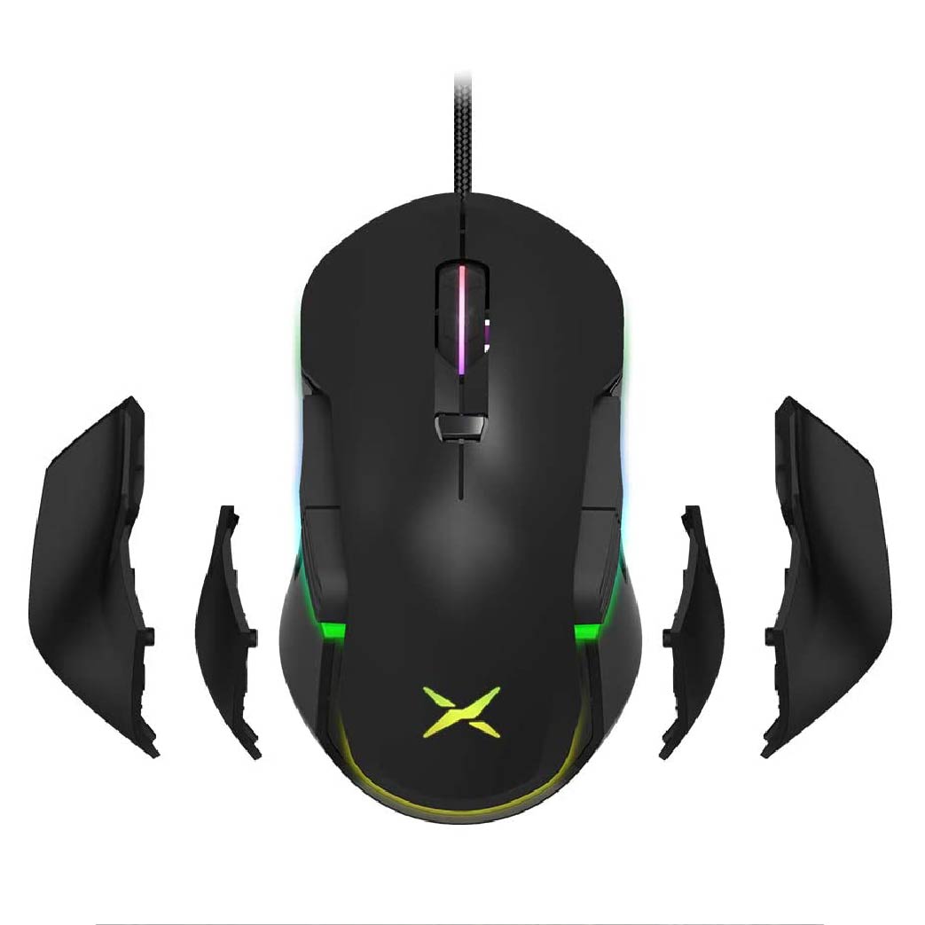 DELUX Ambidextrous Wired Gaming Mouse