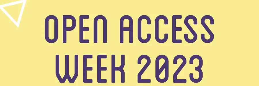 Open Access Week 2023 October 23-29