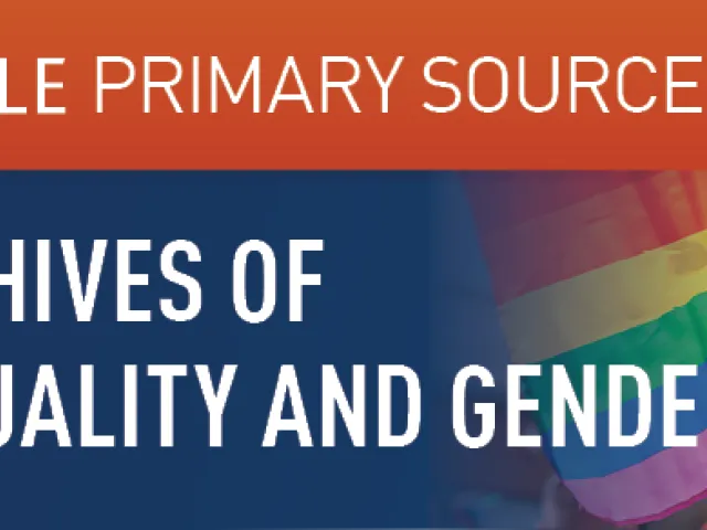 A logo for Gale Primary Sources: Archives of Sexuality and Gender