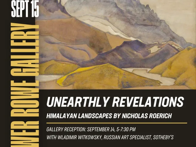 Unearthly Revelations exhibit poster